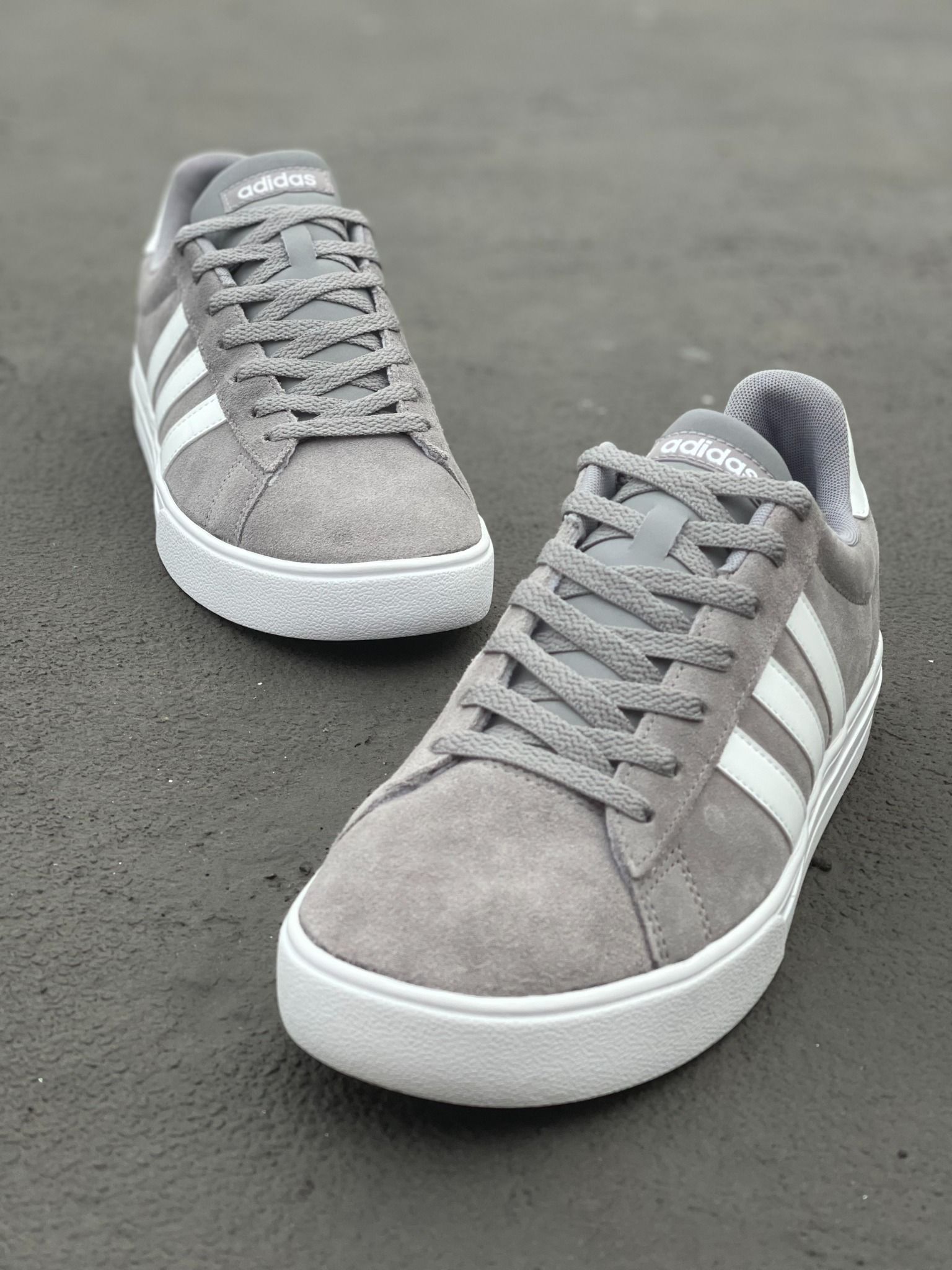  0233 - HÀNG CHÍNH HÃNG - GIÀY ADIDASA DAILY 2.0 - XÁM SỌC TRẮNG- *3 SỌC TRẮNG* - 2022** - Code: DB0156 