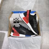  0254 - HÀNG CHÍNH HÃNG - GIÀY ADIDAS NMD (16) - R1V2 Đen Đế Trắng - 2 Cục Xanh Đỏ - MÀU ĐEN - *2022* 