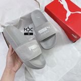  0317 - HÀNG CHÍNH HÃNG - DÉP PUMA SUEDE  LEADCAT - *GREY / LOGO SILVER* - 2022** 