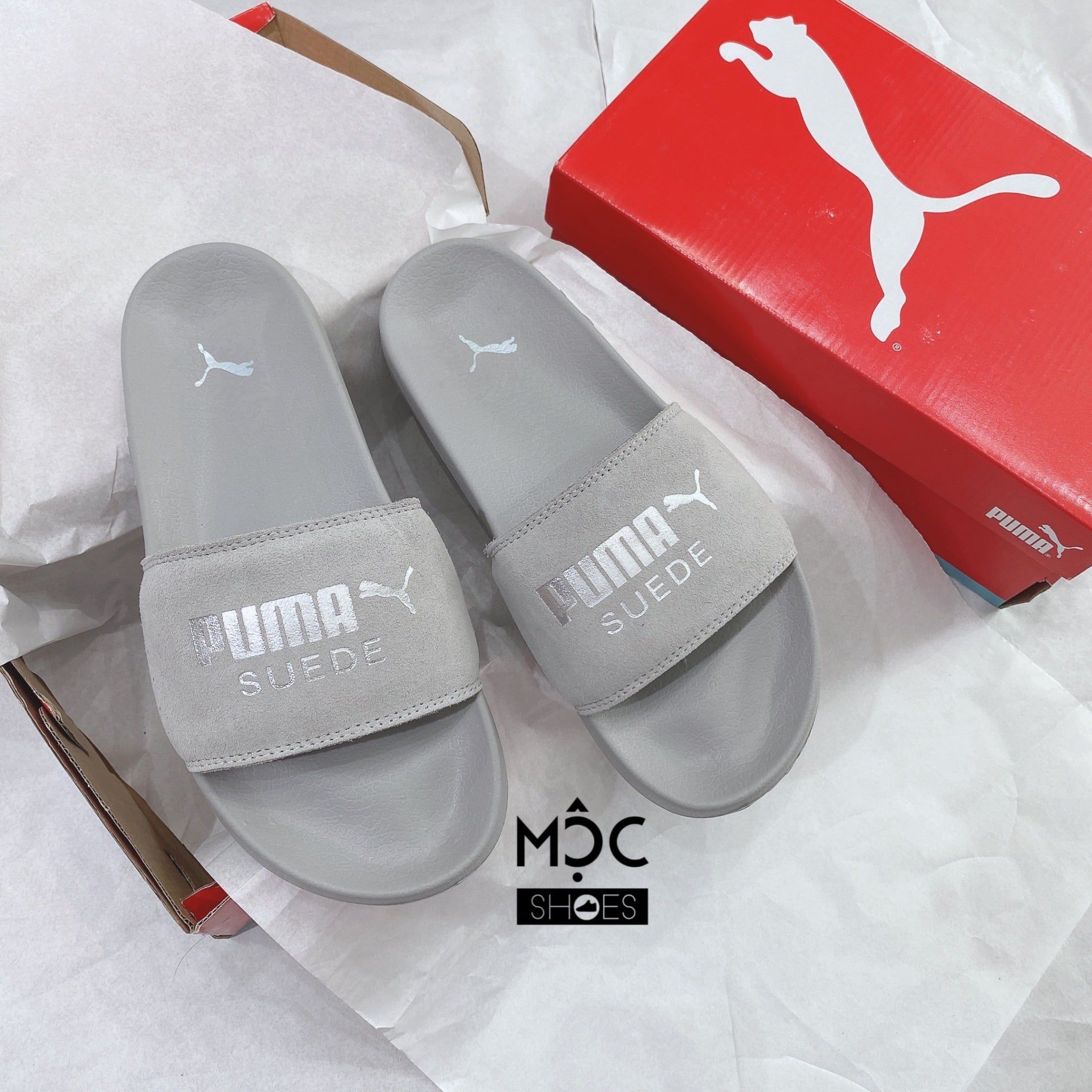 Puma Suede Fake Puma Slides Vs Real (MỚI CHÍNH HÃNG) Dép Puma