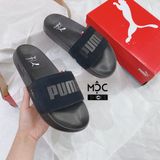  0318 - HÀNG CHÍNH HÃNG - DÉP PUMA SUEDE  LEADCAT - *ĐEN / CỜ PHÁP* - 2022** 