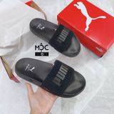  0318 - HÀNG CHÍNH HÃNG - DÉP PUMA SUEDE  LEADCAT - *ĐEN / CỜ PHÁP* - 2022** 
