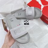  0319 - HÀNG CHÍNH HÃNG - DÉP PUMA SUEDE  LEADCAT - *GREY / CỜ PHÁP* - 2022** 
