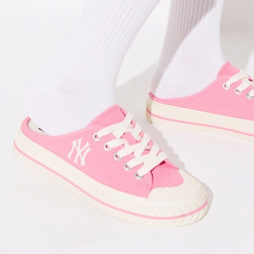  0312 - HÀNG CHÍNH HÃNG - GIÀY MLB MULE *ĐẠP GÓT* - *HỒNG/PINK* - 2022** 