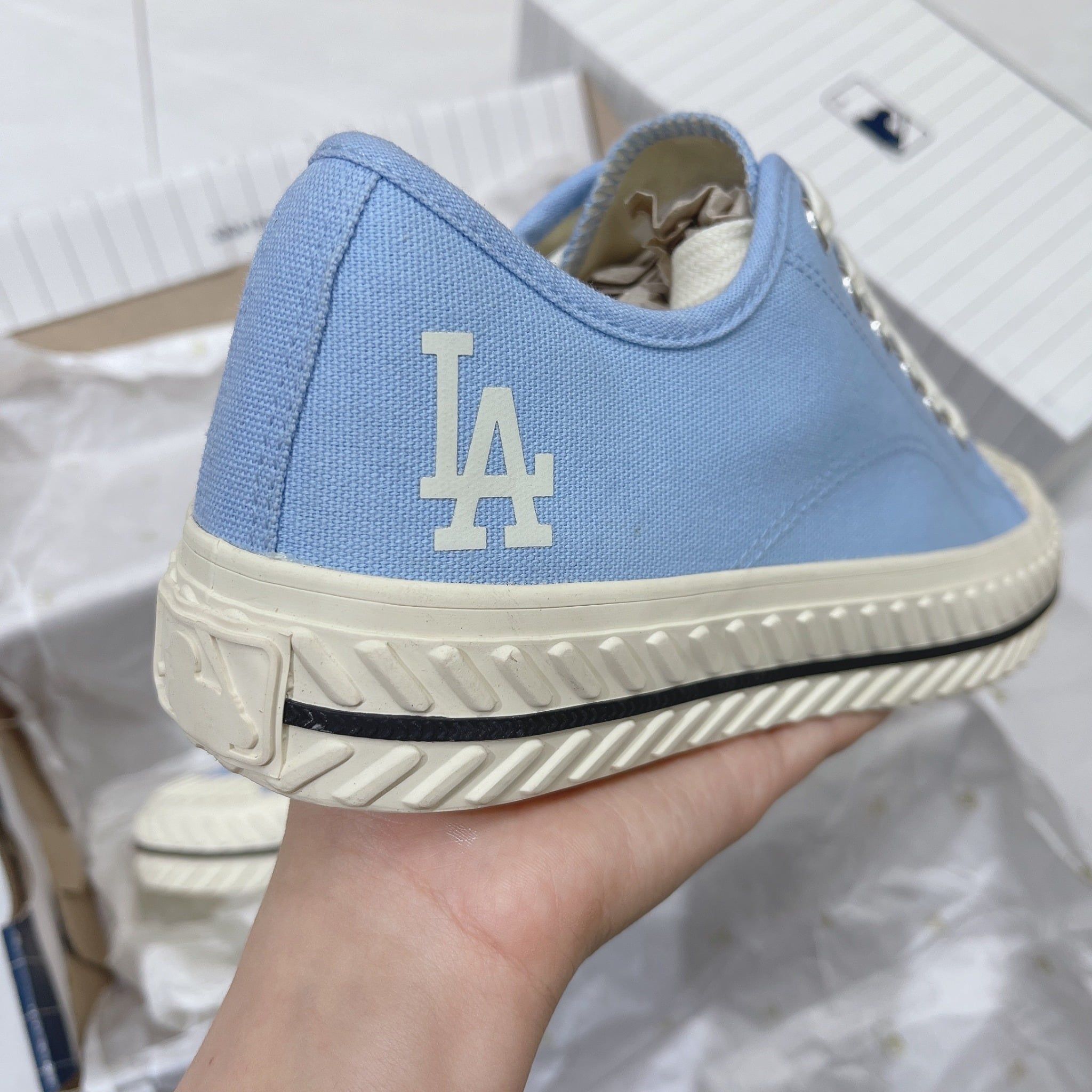  0315 - HÀNG CHÍNH HÃNG - GIÀY MLB PLAYBALL ORIGIN *CÓ GÓT* - *LA BLUE* - 2022** 