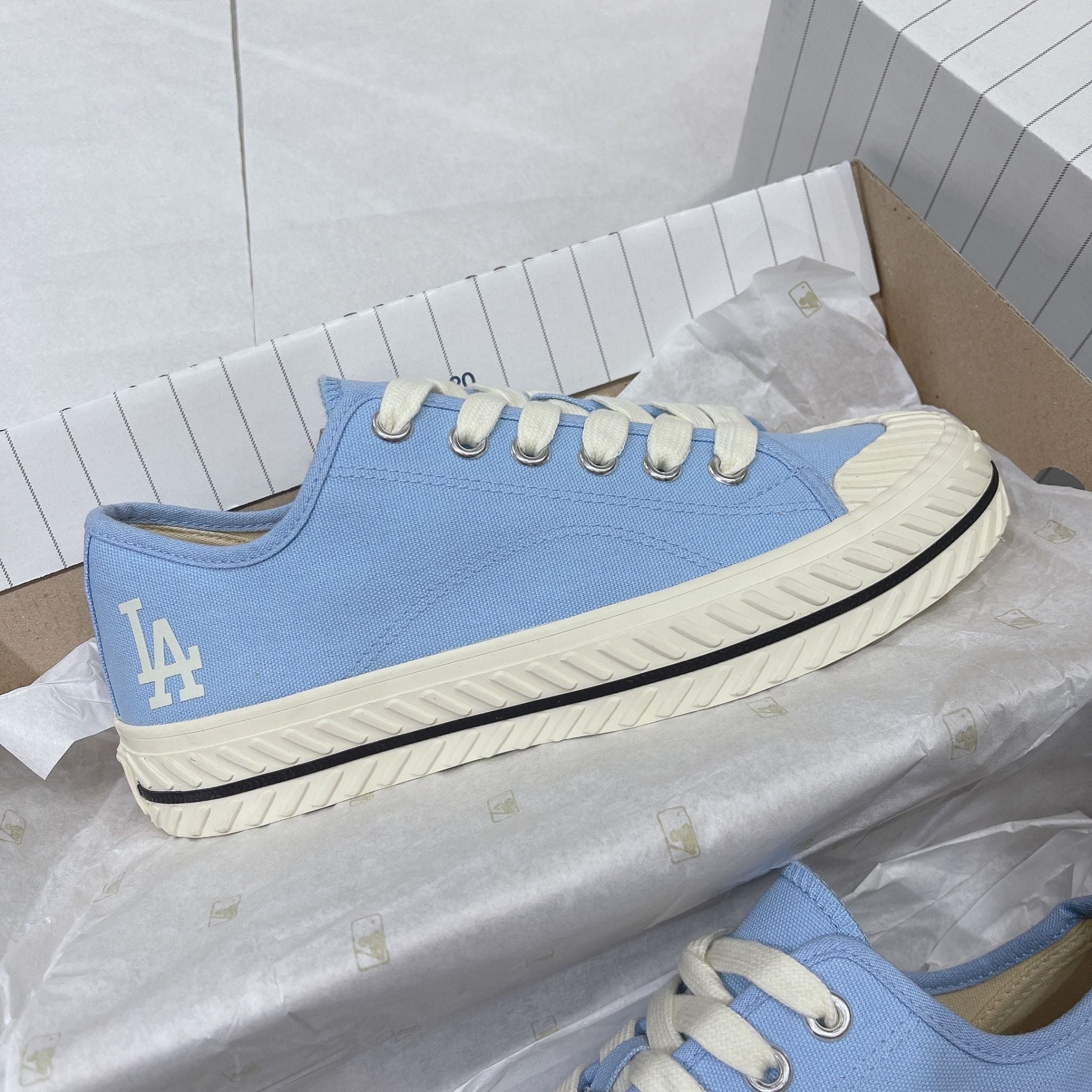  0315 - HÀNG CHÍNH HÃNG - GIÀY MLB PLAYBALL ORIGIN *CÓ GÓT* - *LA BLUE* - 2022** 