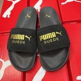  0320 - HÀNG CHÍNH HÃNG - DÉP PUMA SUEDE LEADCAT - *ĐEN / SỌC SUEDE* - 2022** 