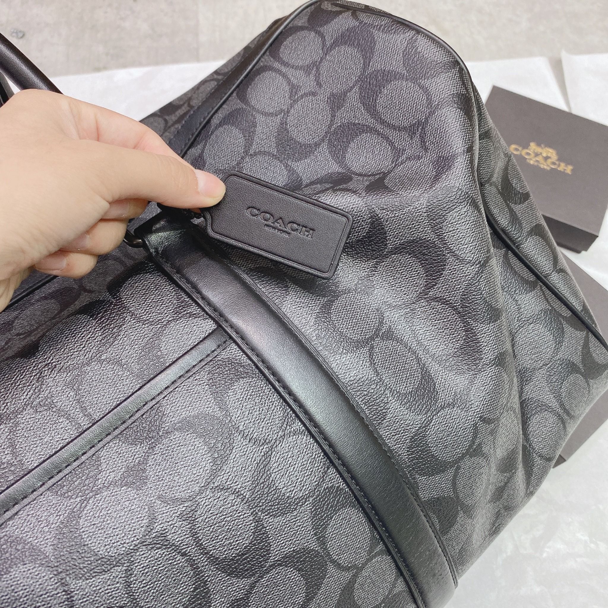  0337 - HÀNG CHÍNH HÃNG - TÚI TRỐNG COACH VENTURER BAG IN SIGNATURE CANVAS  - *BEST SELLER * - 2023** - Code: C5305 COACH 