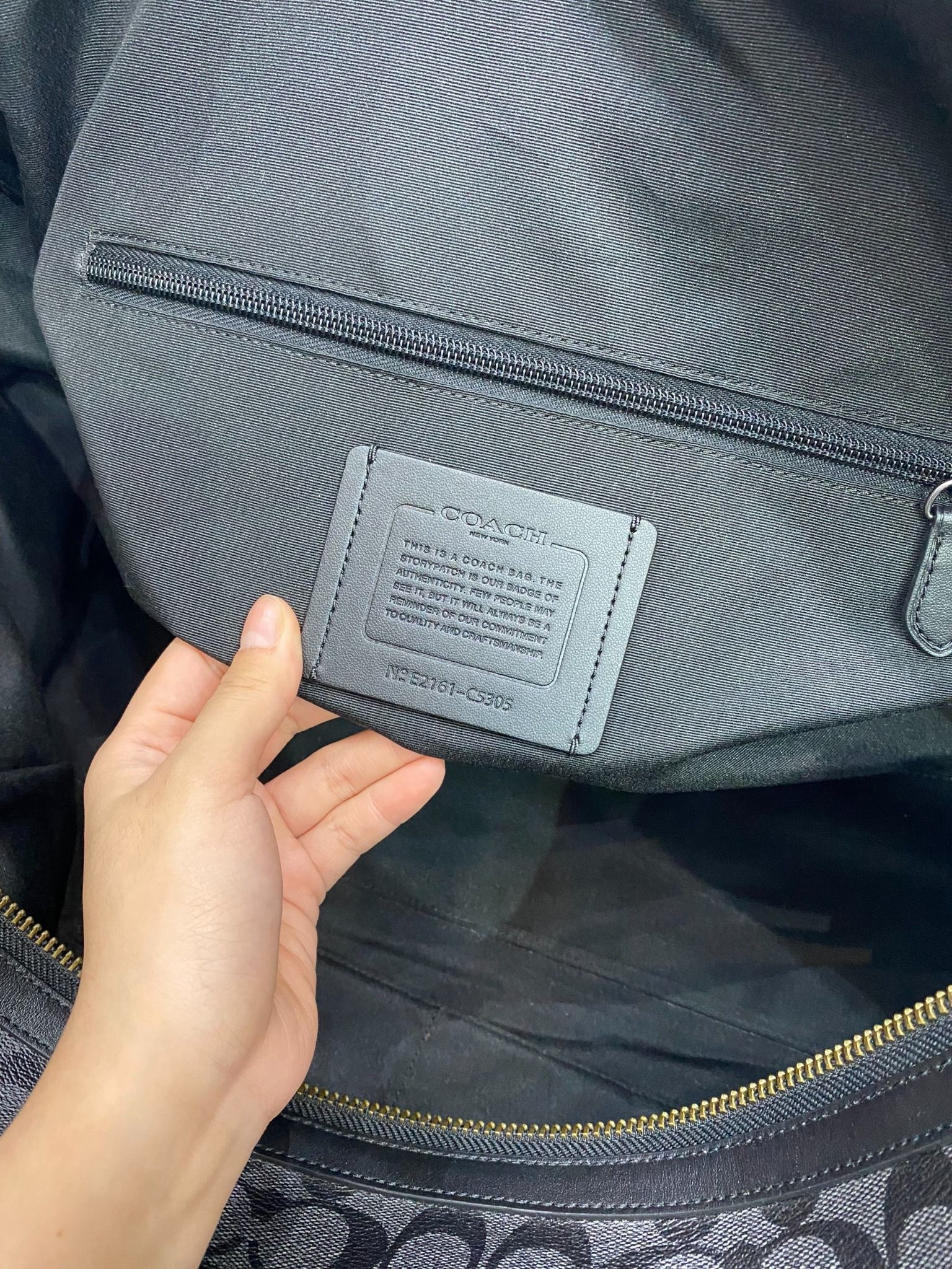  0337 - HÀNG CHÍNH HÃNG - TÚI TRỐNG COACH VENTURER BAG IN SIGNATURE CANVAS  - *BEST SELLER * - 2023** - Code: C5305 COACH 