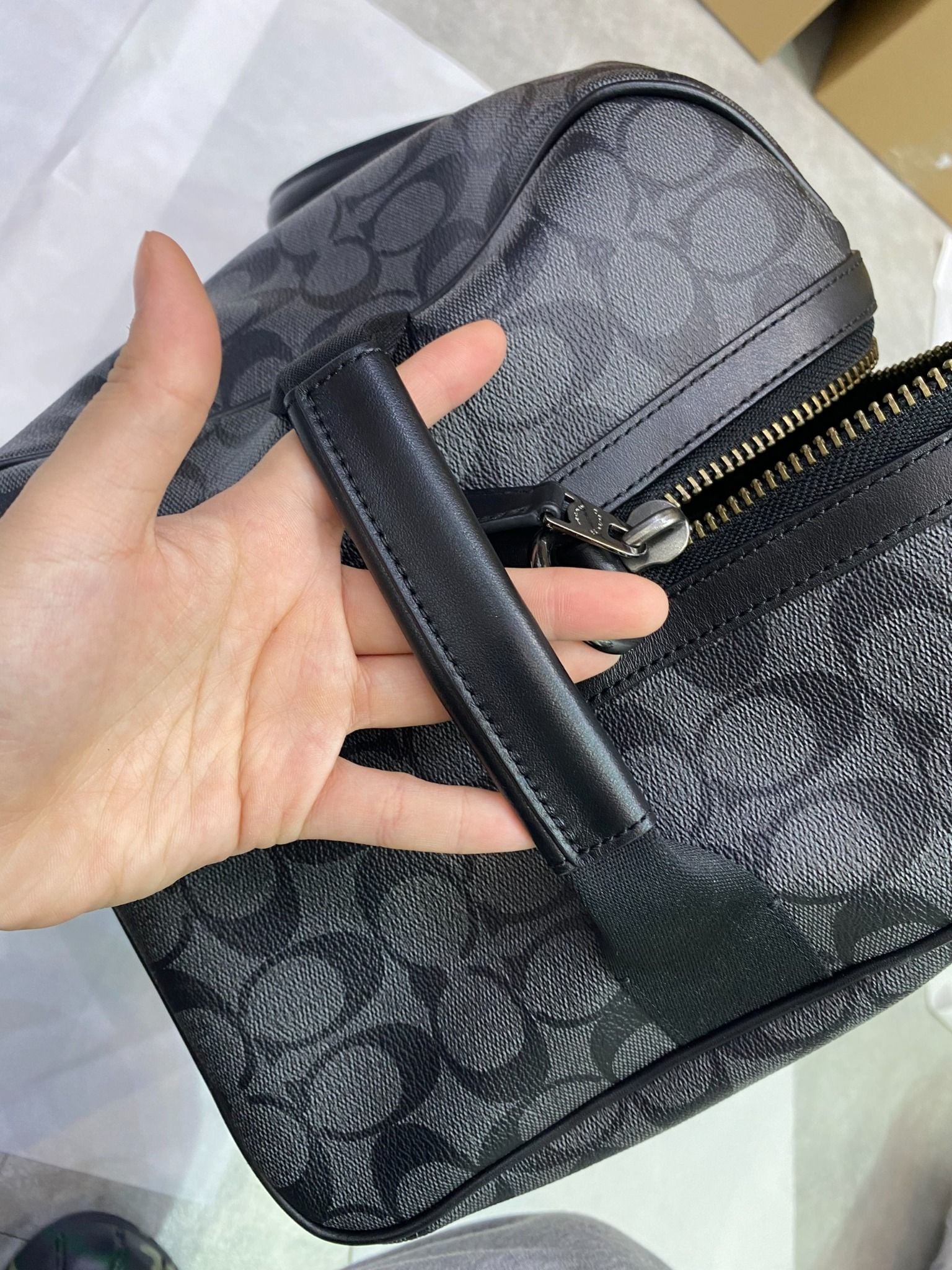  0337 - HÀNG CHÍNH HÃNG - TÚI TRỐNG COACH VENTURER BAG IN SIGNATURE CANVAS  - *BEST SELLER * - 2023** - Code: C5305 COACH 