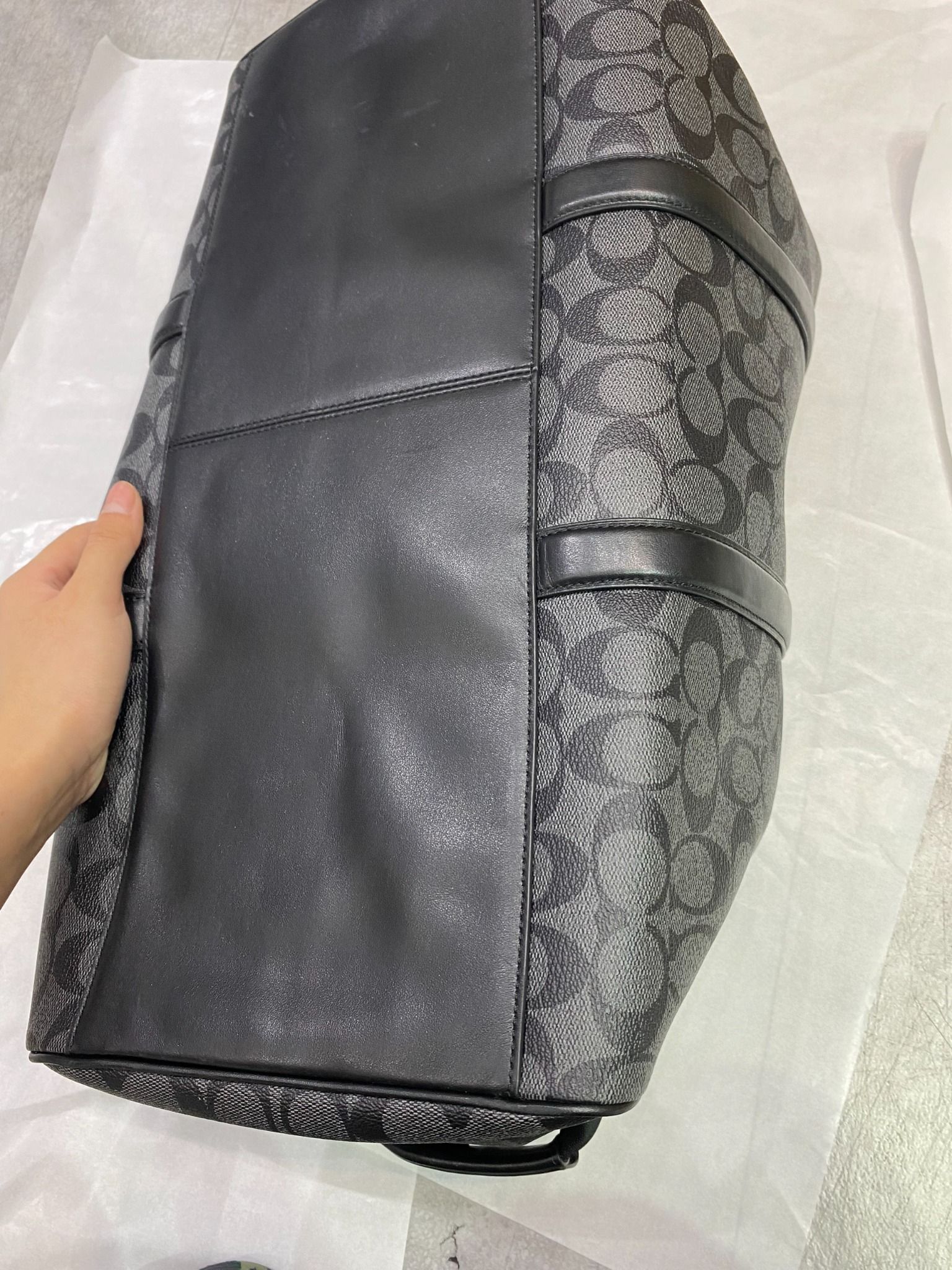  0337 - HÀNG CHÍNH HÃNG - TÚI TRỐNG COACH VENTURER BAG IN SIGNATURE CANVAS  - *BEST SELLER * - 2023** - Code: C5305 COACH 