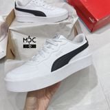  0372 - HÀNG CHÍNH HÃNG - GIÀY PUMA SKYE CLEAN *Trắng Sọc Đen* -  Code: 380147-04 