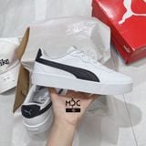  0372 - HÀNG CHÍNH HÃNG - GIÀY PUMA SKYE CLEAN *Trắng Sọc Đen* -  Code: 380147-04 