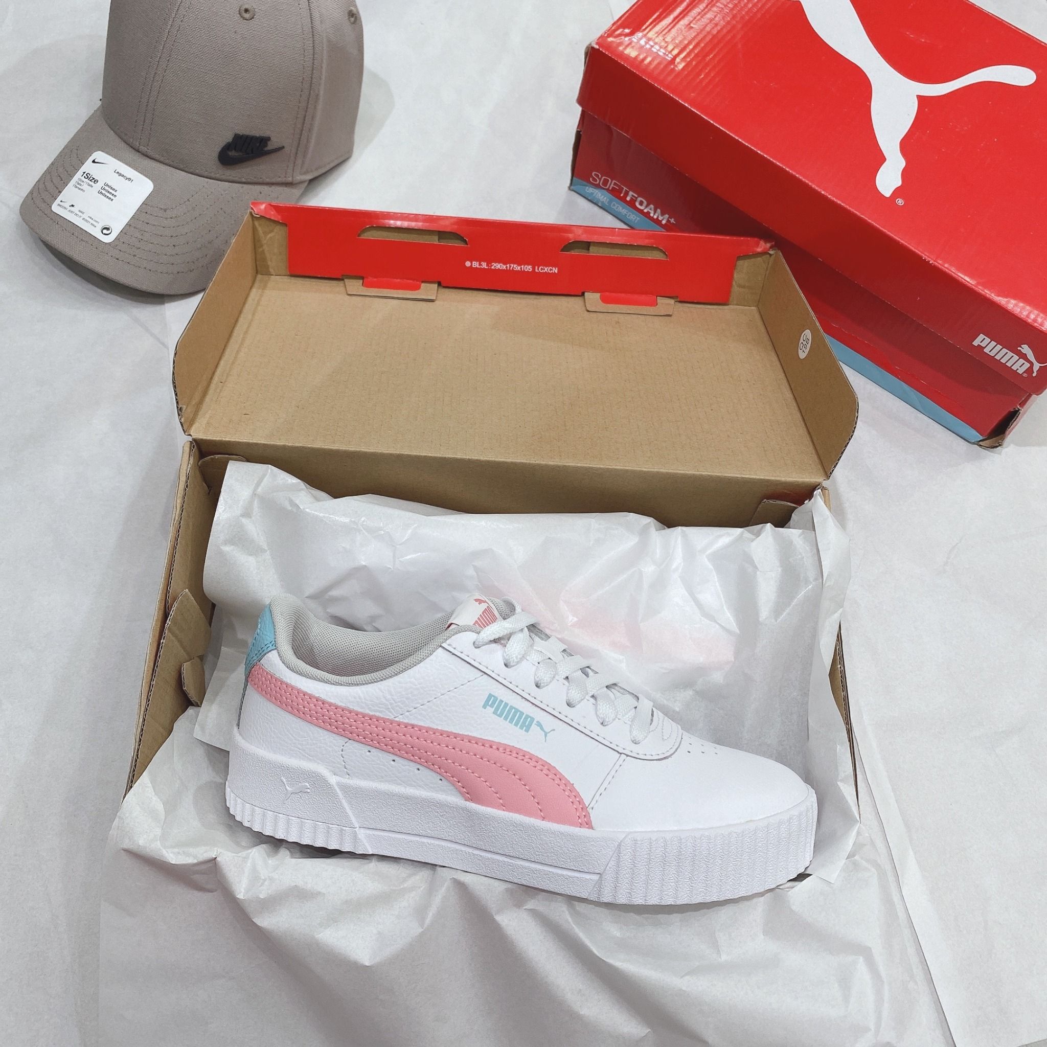  0373 - HÀNG CHÍNH HÃNG - GIÀY PUMA CARINA HỒNG *PINK* 