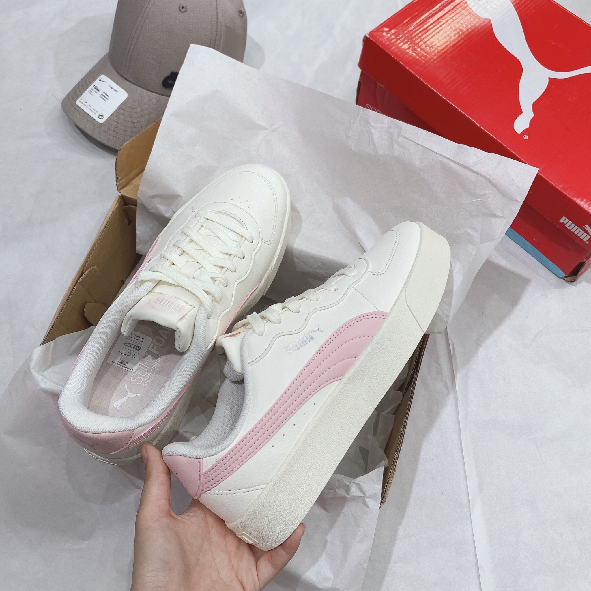0371 - GIÀY PUMA SKYE CLEAN PINK * PINK* - Code: 380147-05