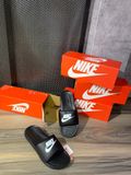  0343 - HÀNG CHÍNH HÃNG - Dép NIKE Victori One Slide - Đen Swoosh Trắng 
