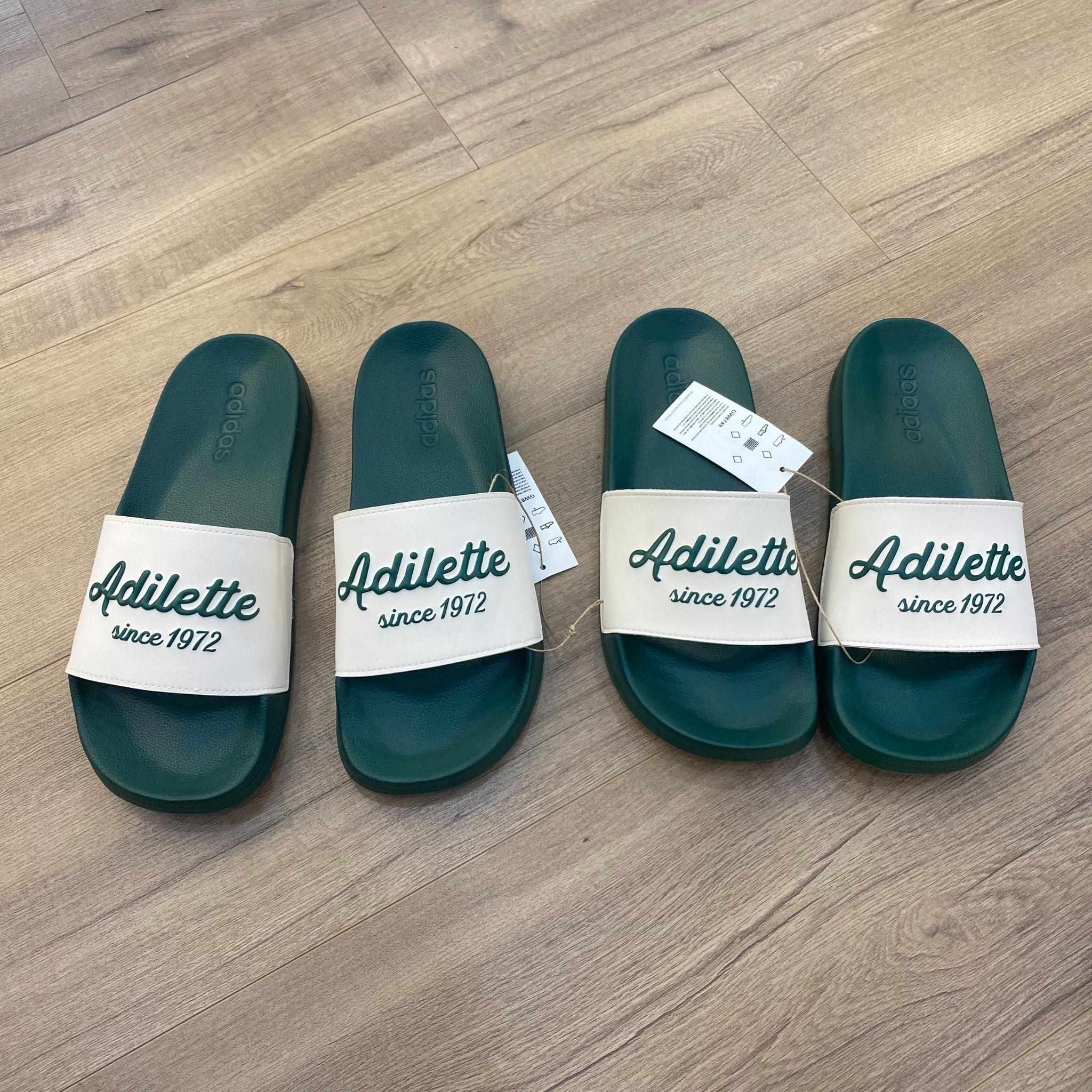 0379-CHÍNH HÃNG - DÉP ADIDAS SHOWER RETRO 1972 *GREEN* - Code: GW8749 – MỘC  SHOES