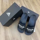  0377 - HÀNG CHÍNH HÃNG - DÉP ADIDAS SHOWER RETRO 1972 *ĐEN* - Code: GW8747 