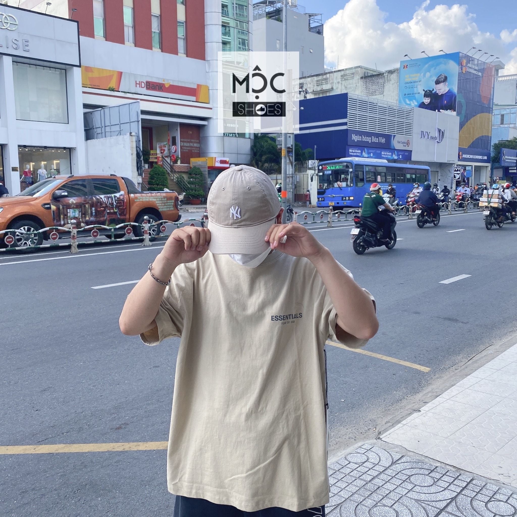  0412 - HÀNG CHÍNH HÃNG - Mũ - Nón Lưỡi Trai MLB *KEM NY* (Form Mềm) - AUTHENTIC 100% 