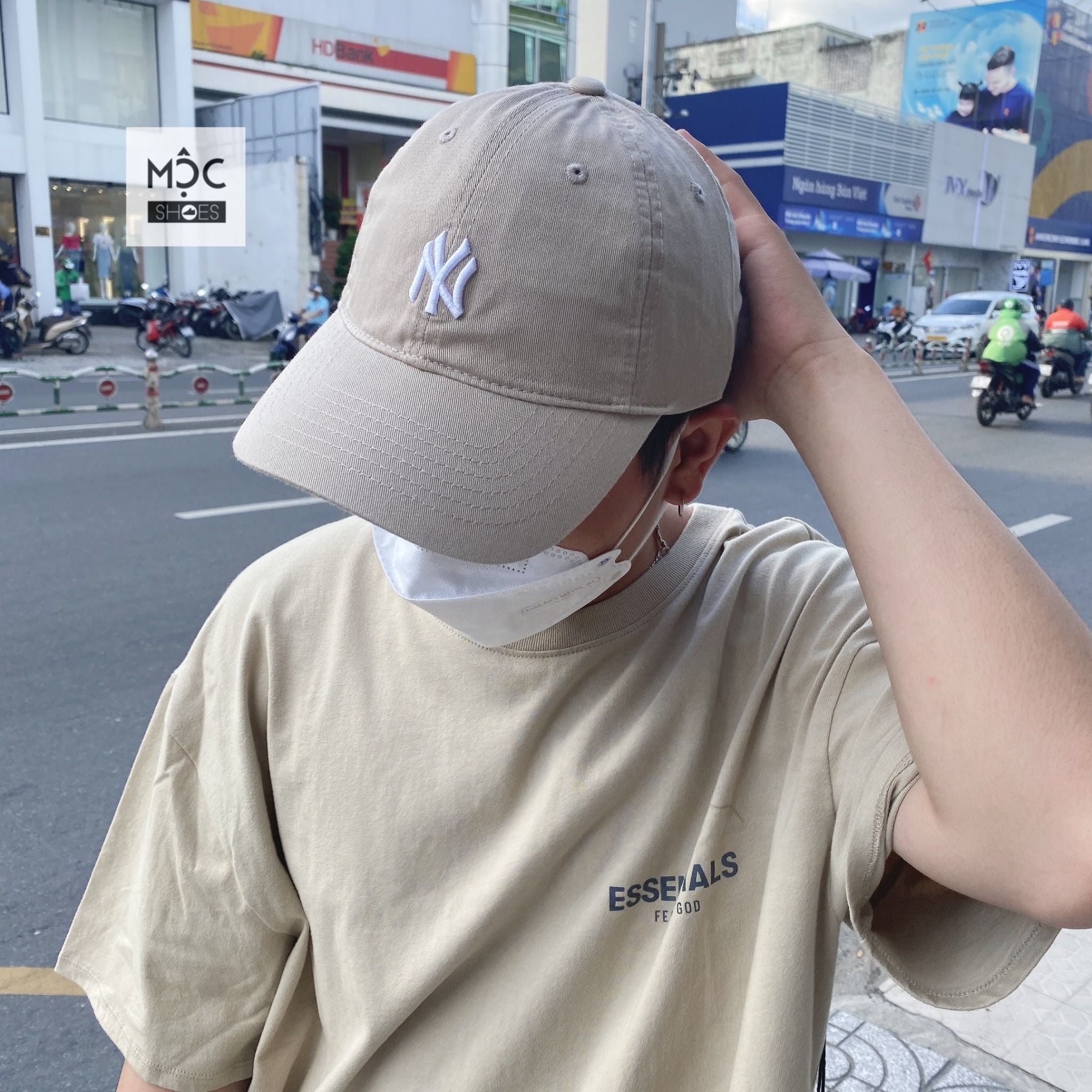  0412 - HÀNG CHÍNH HÃNG - Mũ - Nón Lưỡi Trai MLB *KEM NY* (Form Mềm) - AUTHENTIC 100% 