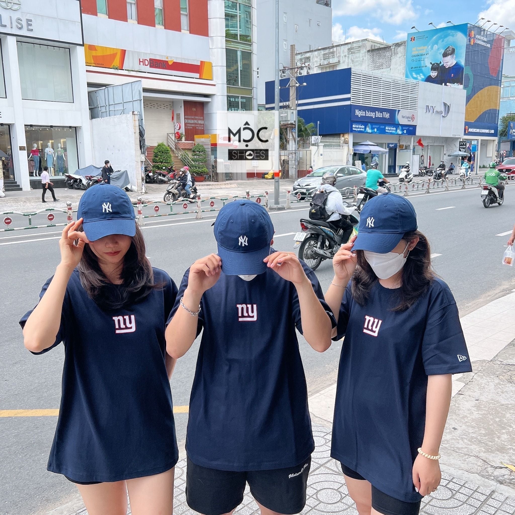 0413 - HÀNG CHÍNH HÃNG - Mũ - Nón Lưỡi Trai MLB *NAVY NY* (Form Mềm) - AUTHENTIC 100% 