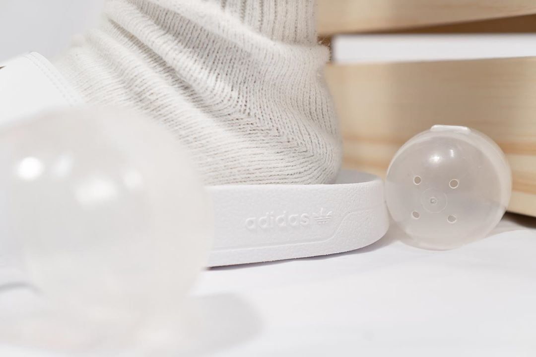  0403 - HÀNG CHÍNH HÃNG - DÉP ADIDAS LITE TRẮNG ĐEN *WHITE/BLACK* - Code: EG8272 