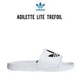  0403 - HÀNG CHÍNH HÃNG - DÉP ADIDAS LITE TRẮNG ĐEN *WHITE/BLACK* - Code: EG8272 