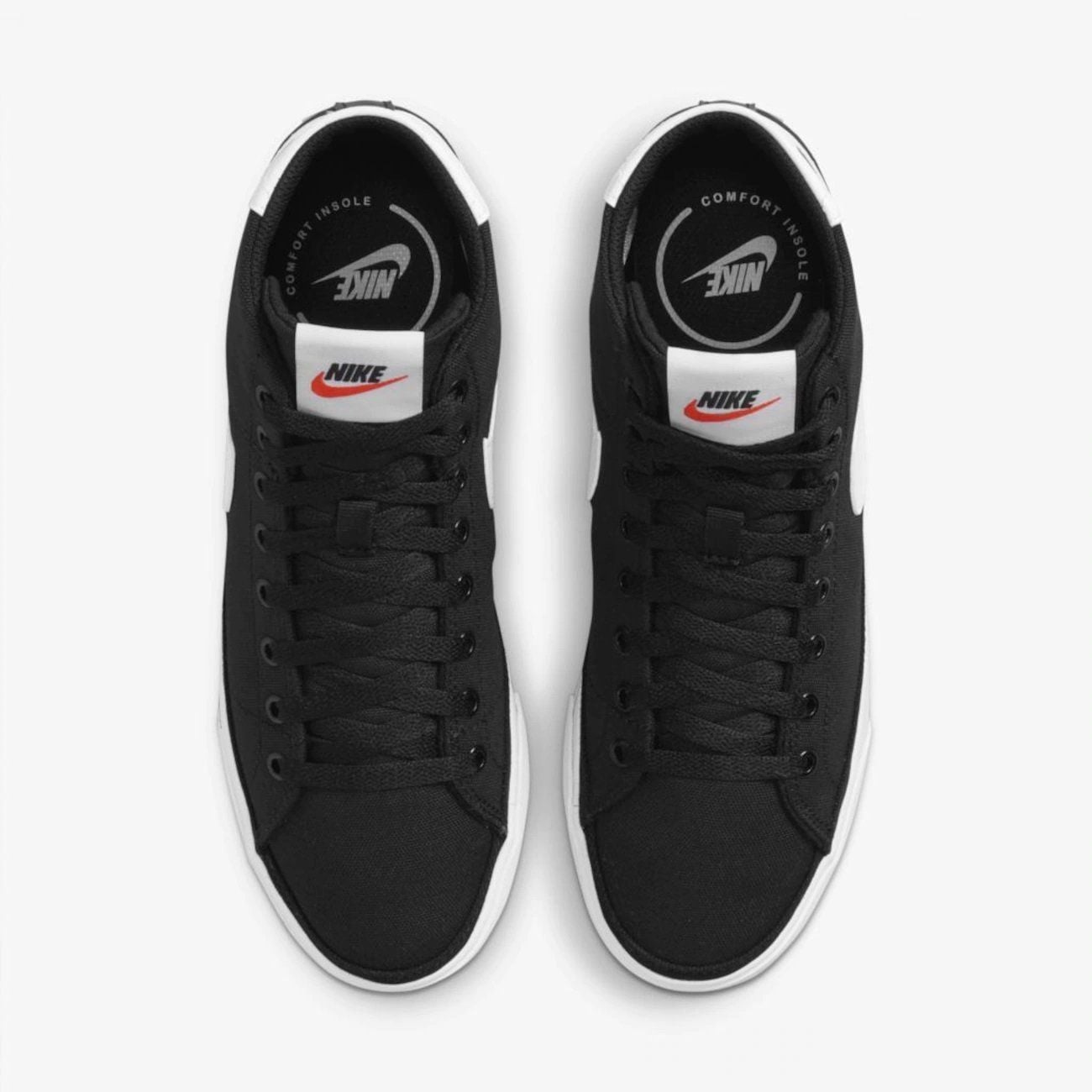  0408 - HÀNG CHÍNH HÃNG - GIÀY NIKECOURT LEGACY CANVAS MID ĐEN- *BLACK* - Code: DD0162-001 