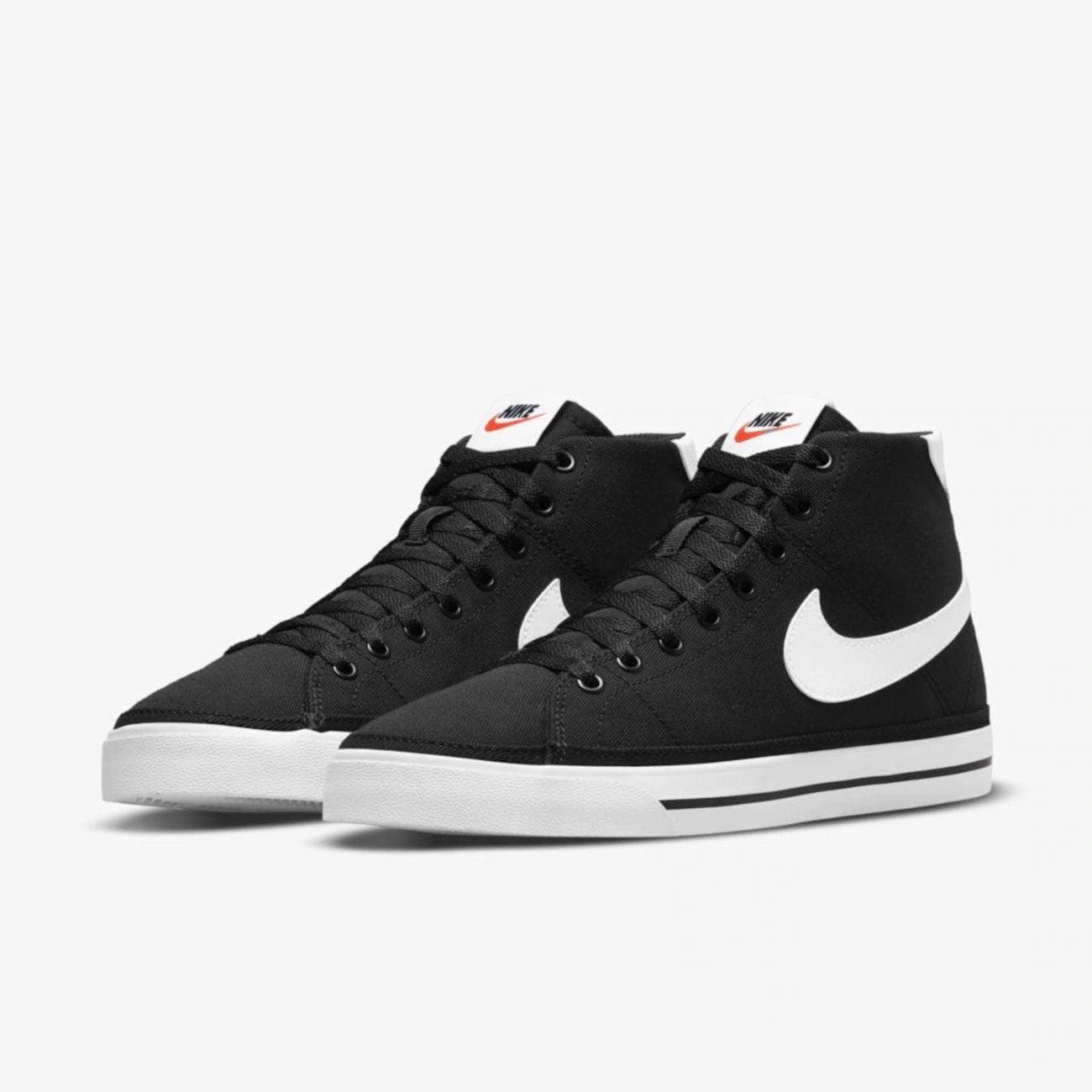  0408 - HÀNG CHÍNH HÃNG - GIÀY NIKECOURT LEGACY CANVAS MID ĐEN- *BLACK* - Code: DD0162-001 