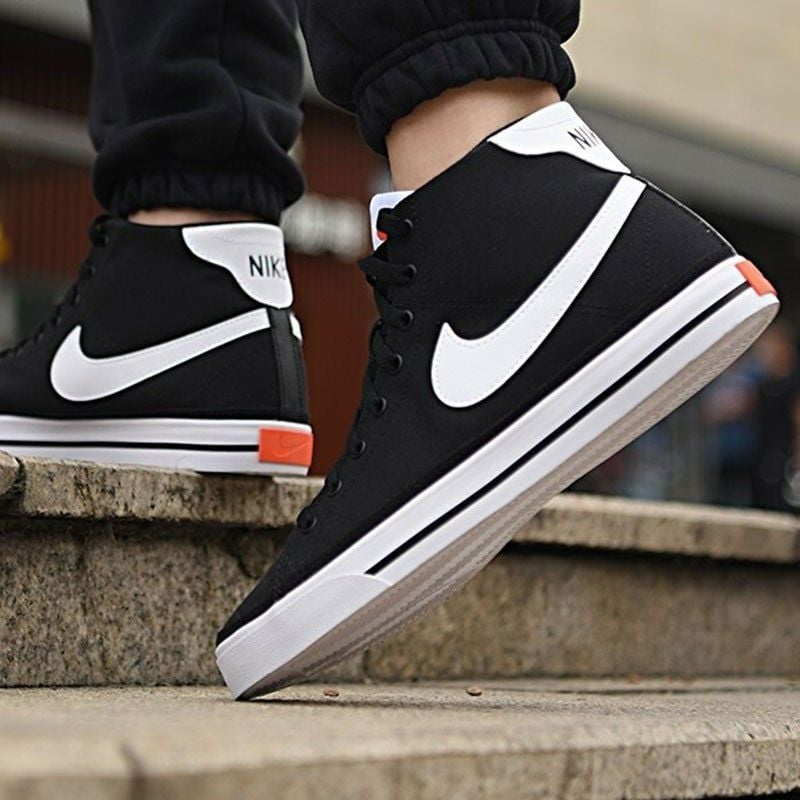  0408 - HÀNG CHÍNH HÃNG - GIÀY NIKECOURT LEGACY CANVAS MID ĐEN- *BLACK* - Code: DD0162-001 