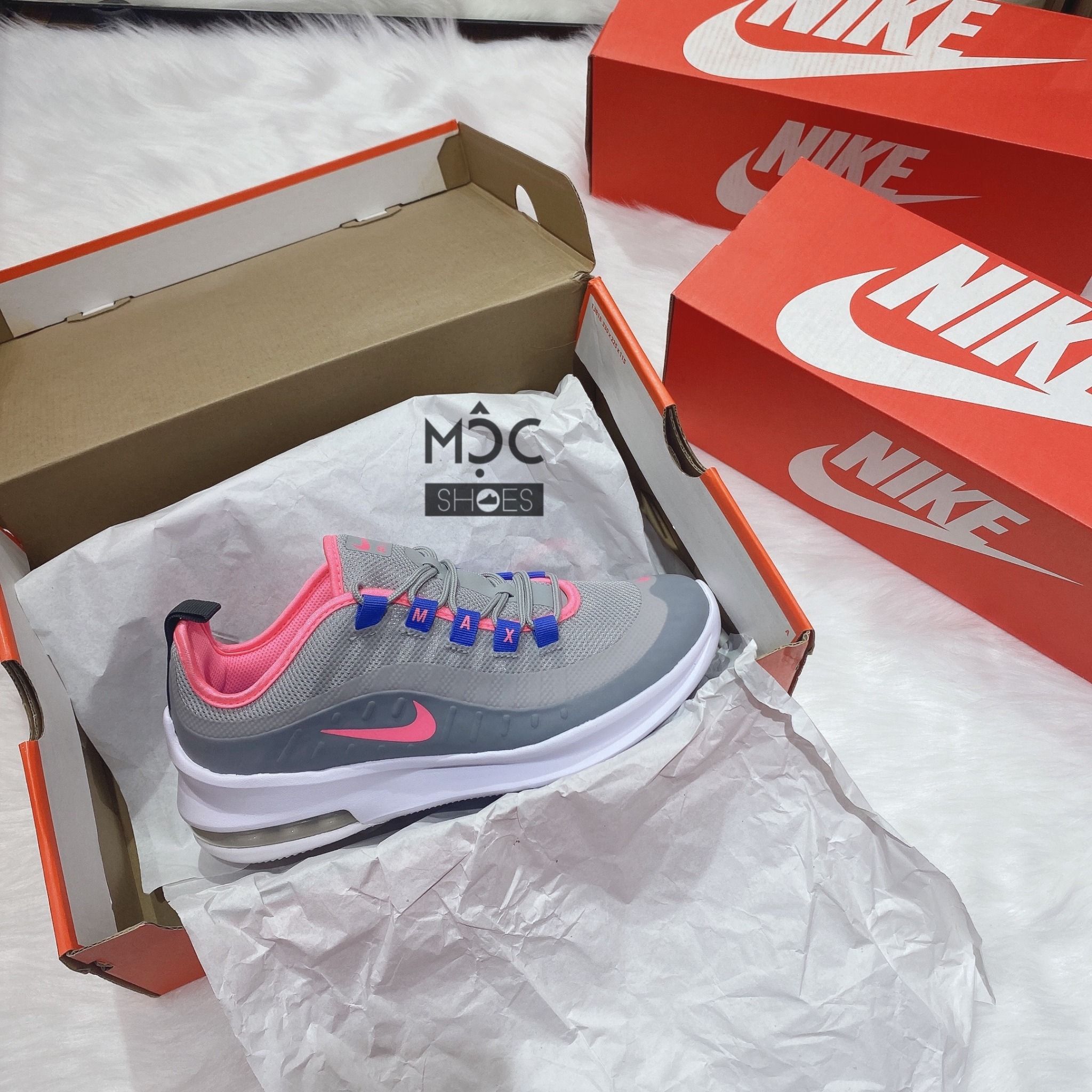  0418 - HÀNG CHÍNH HÃNG - GIÀY NIKE AIR MAX AXIS RUNNING - *GREY/* - Code: AH5222-015 