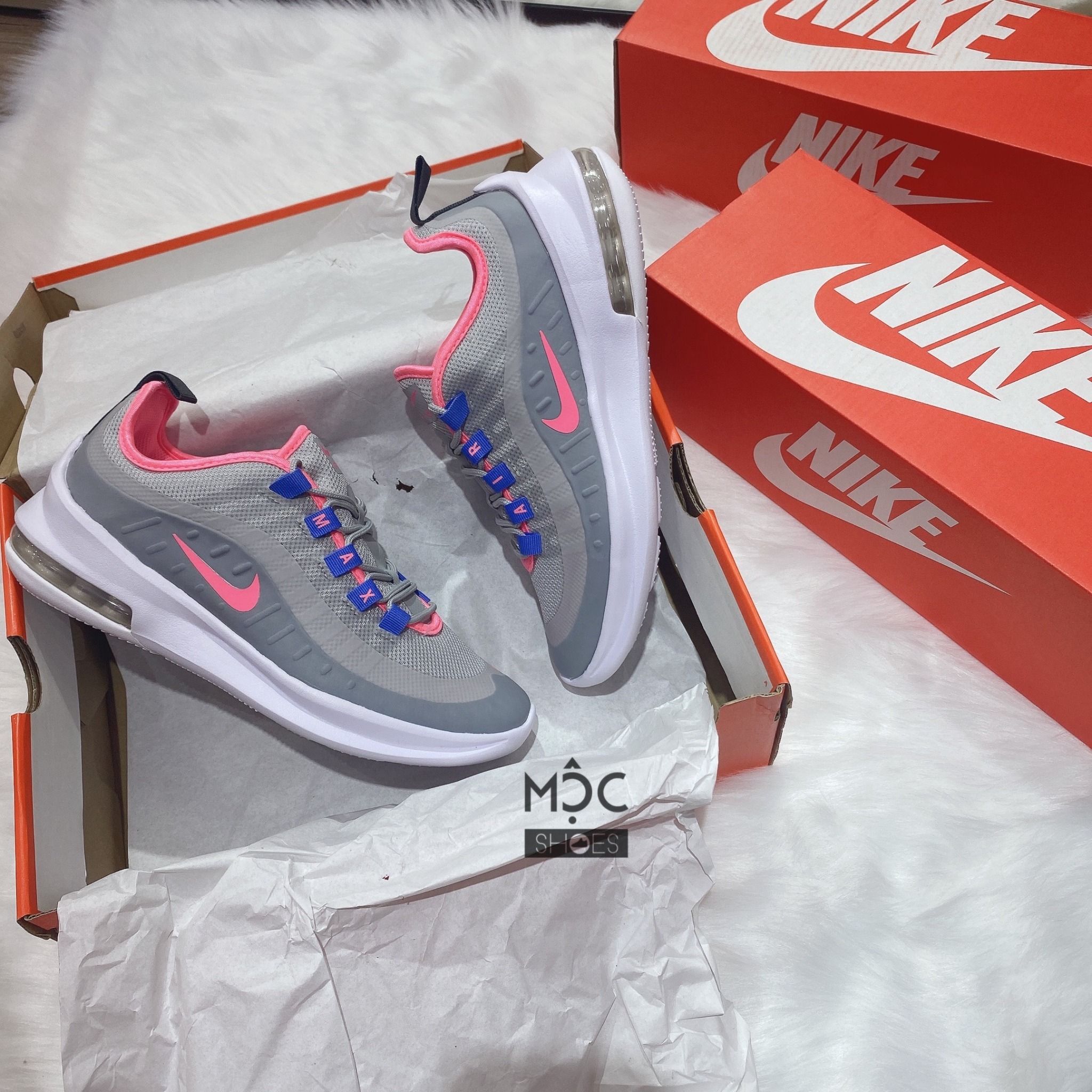  0418 - HÀNG CHÍNH HÃNG - GIÀY NIKE AIR MAX AXIS RUNNING - *GREY/* - Code: AH5222-015 