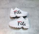  0446 - HÀNG CHÍNH HÃNG - GIÀY FILA DISRUPTOR 2 SCRIPT - *LOGO ĐẬM* - Code: 1FM00863 121 