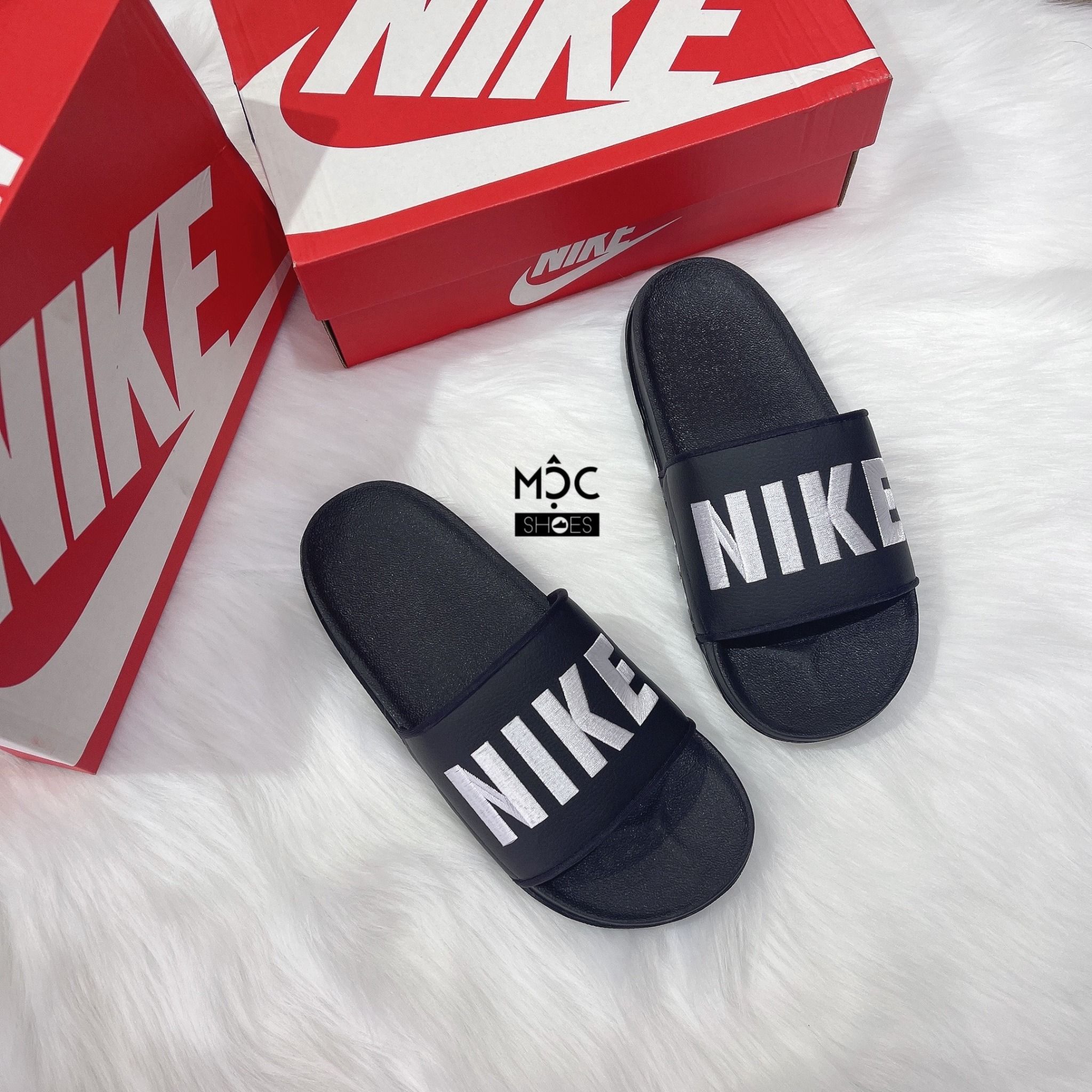  0449 - HÀNG CHÍNH HÃNG - DÉP NIKE OFFCOURT SLIDE - ĐEN CAMO - *BLACK/CAMO* 