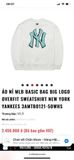  0457 - HÀNG [CHÍNH HÃNG]  - ÁO Sweater MLB All Over Fit Sweatshirt *CHÍNH HÃNG* - Code: 3AMTB0121-50WHS 