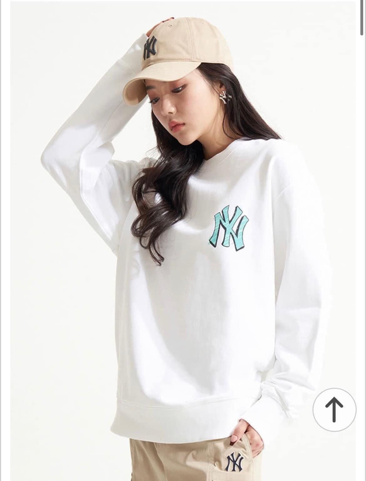  0457 - HÀNG [CHÍNH HÃNG]  - ÁO Sweater MLB All Over Fit Sweatshirt *CHÍNH HÃNG* - Code: 3AMTB0121-50WHS 