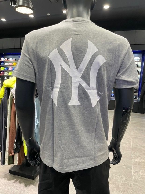  0467 - [CHÍNH HÃNG] ÁO THUN. NEW ERA - New York (Bóng Chày - Xám) 