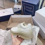  0470 - HÀNG CHÍNH HÃNG - GIÀY MLB CHUNKY AIR NEW YORK YANKEES BEIGE WHITE - Code: 3ASHCDA1N 