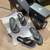  0476 - HÀNG CHÍNH HÃNG - DÉP XỎ NGÓN ADIDAS COMFORT ĐEN TRẮNG - CODE: FY8654 