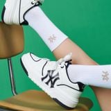  0485 - HÀNG CHÍNH HÃNG - GIÀY MLB CHUNKY LINER - ĐEN - * BLACK / WHITE * - CODE: 3ASXCA12N-50WHS 