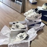  0485 - HÀNG CHÍNH HÃNG - GIÀY MLB CHUNKY LINER - ĐEN - * BLACK / WHITE * - CODE: 3ASXCA12N-50WHS 