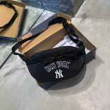  0490 - HÀNG CHÍNH HÃNG - TÚI WAIST BAG NEW ERA x MLB LOGO NEW YORK - *BLACK* - CODE: 12718040 