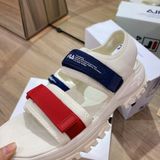  0491 - HÀNG CHÍNH HÃNG - GIÀY SANDAL FILA - MÀU *TRẮNG/ĐỎ/NAVY* - CODE: 1SM00734 