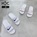  0498 - HÀNG CHÍNH HÃNG - DÉP NIKE KAWA SHOWER - *WHITE/BLUE LOGO* - 2023** - Code: 832528 