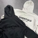  0523 - HÀNG CHÍNH HÃNG - ÁO HOODIE ESSENTIAL FEAR OF GOD MÀU OATMEAL MÀU *XÁM/GREY* SS22 