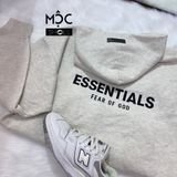  0523 - HÀNG CHÍNH HÃNG - ÁO HOODIE ESSENTIAL FEAR OF GOD MÀU OATMEAL MÀU *XÁM/GREY* SS22 