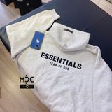  0523 - HÀNG CHÍNH HÃNG - ÁO HOODIE ESSENTIAL FEAR OF GOD MÀU OATMEAL MÀU *XÁM/GREY* SS22 