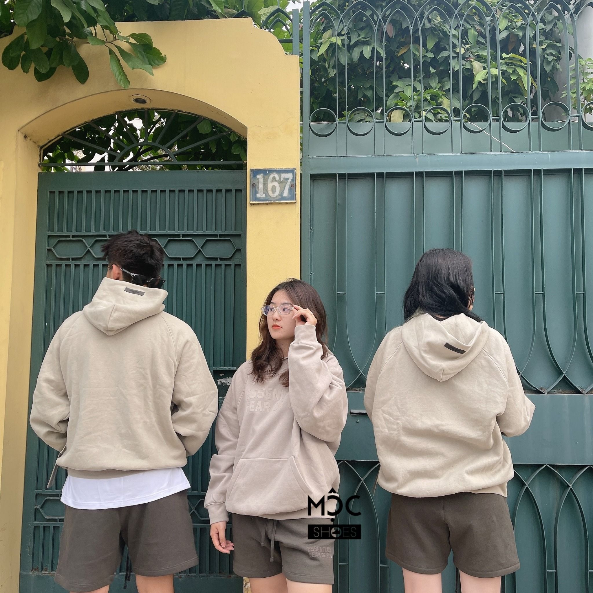  0522 - HÀNG CHÍNH HÃNG - ÁO HOODIE ESSENTIAL FEAR OF GOD MÀU XANH KHÓI *SMOKE GREEN* SS22 