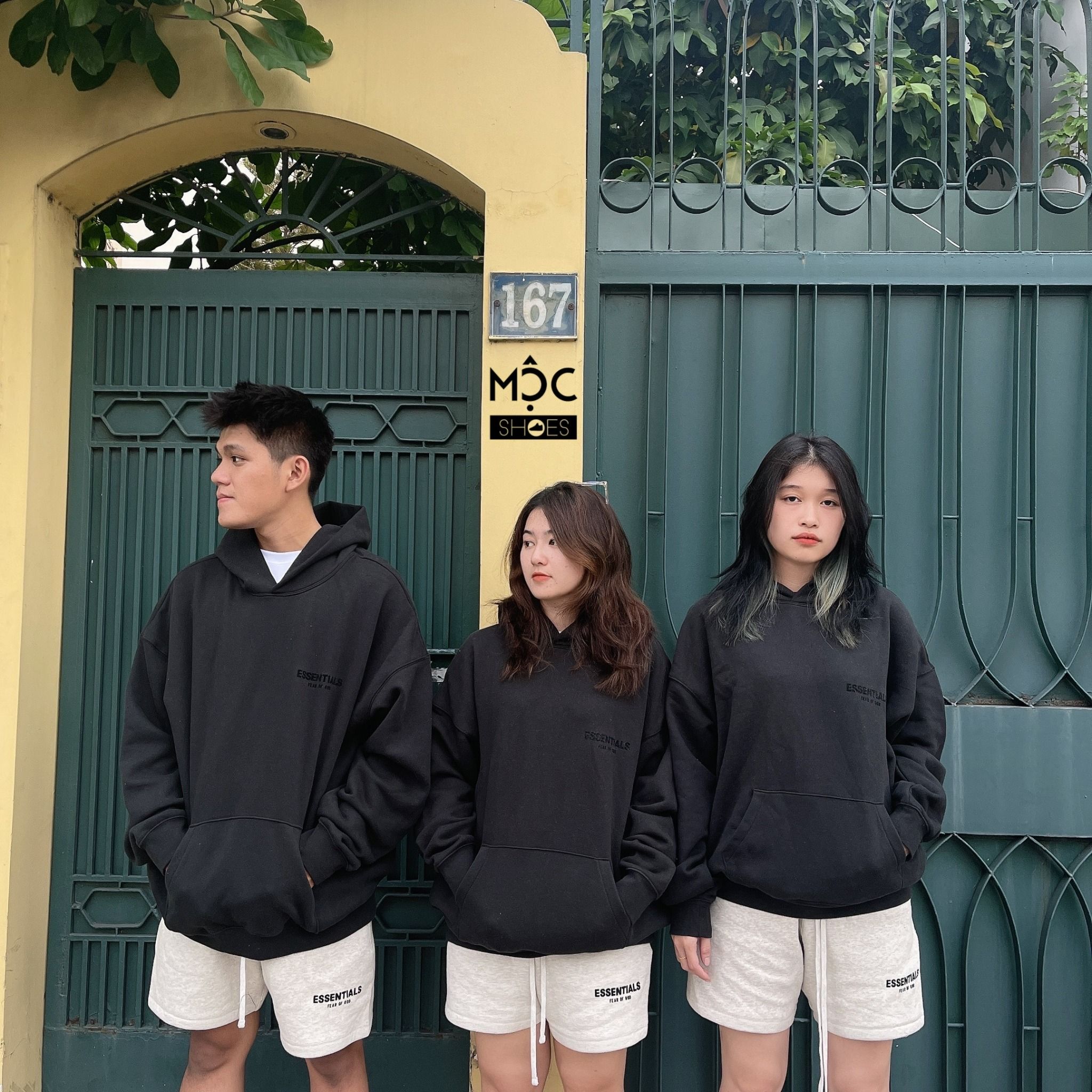  0524 - HÀNG CHÍNH HÃNG - ÁO HOODIE ESSENTIAL FEAR OF GOD MÀU ĐEN *BLACK* SS22 