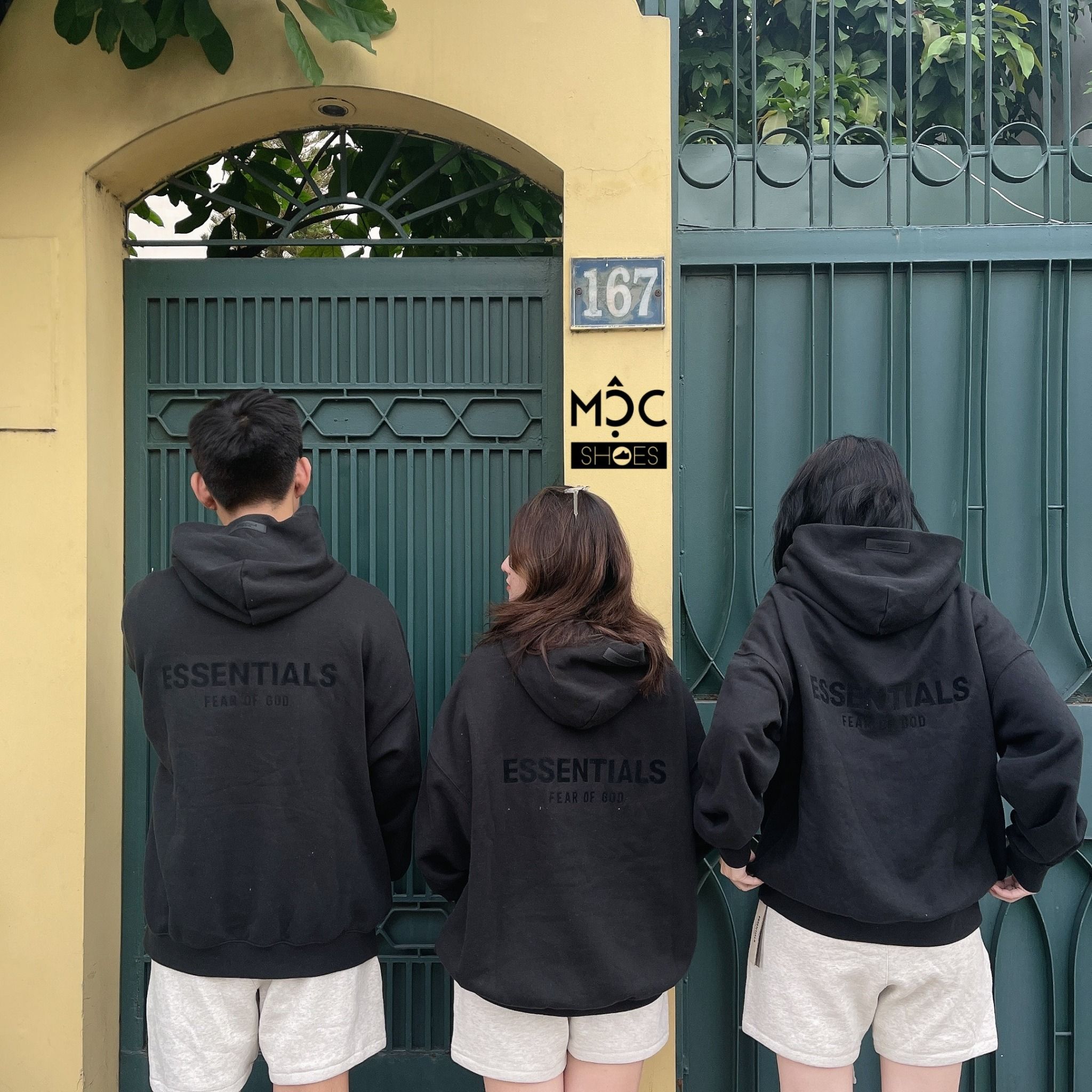  0524 - HÀNG CHÍNH HÃNG - ÁO HOODIE ESSENTIAL FEAR OF GOD MÀU ĐEN *BLACK* SS22 